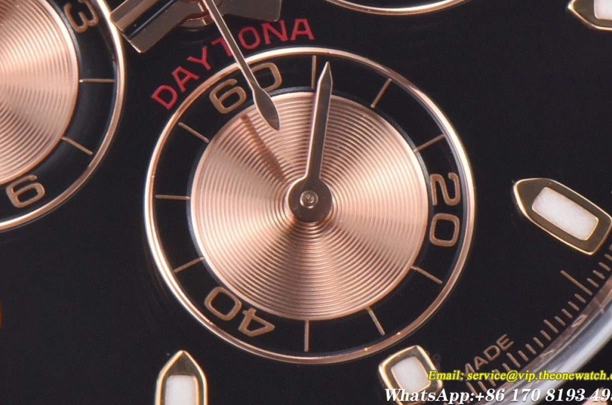 RU Black DD4130 116515 RG Daytona Clean Gold 40mm 0328